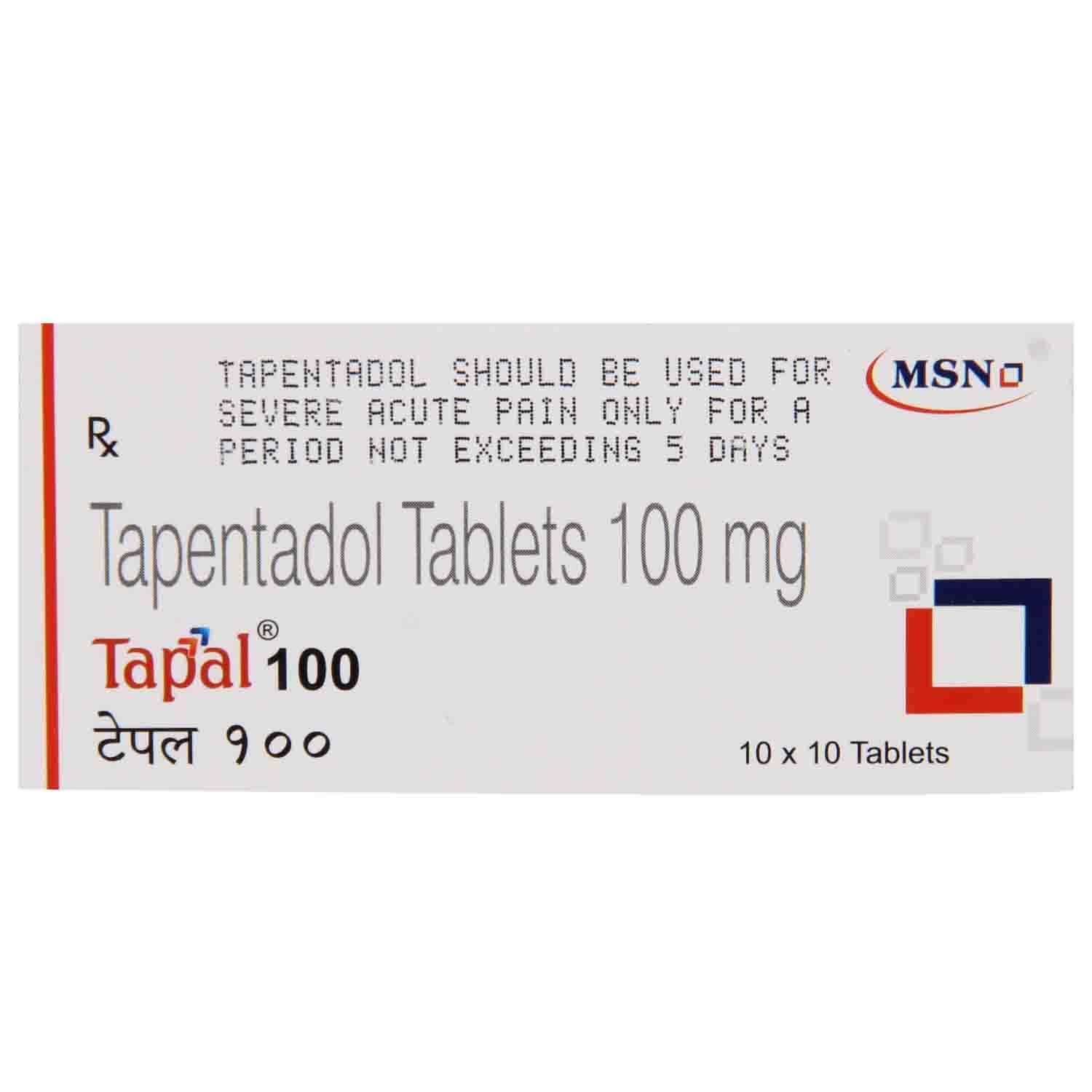 Tapentadol Tapal 100 mg