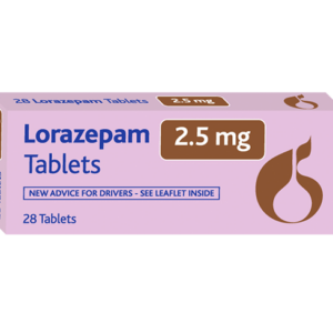 Lorazepam Genus 2.5 mg