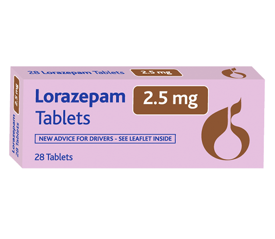 Lorazepam Genus 2.5 mg